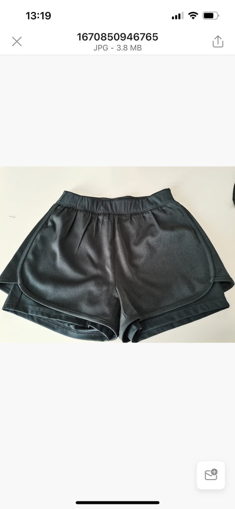 Power Up Activewear Shorts (Black)